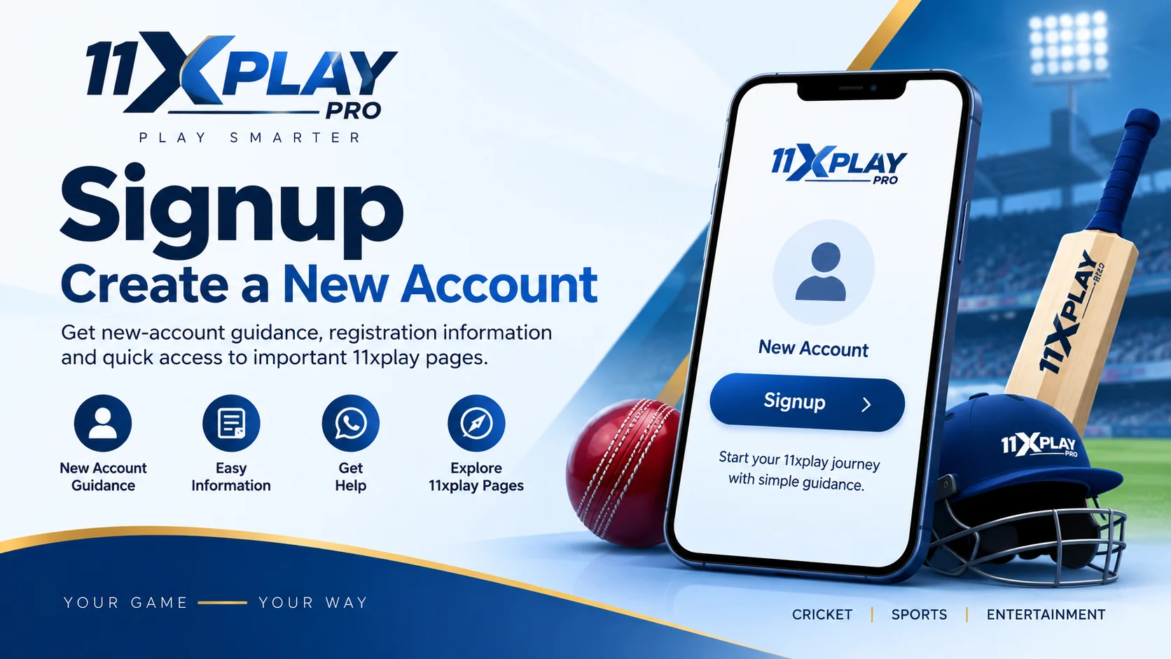 11xplay Pro signup and new account